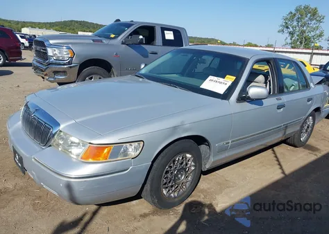 2002 Mercury Grand Marquis Gs from USA, damaged, VIN 2MEFM74W92X660739